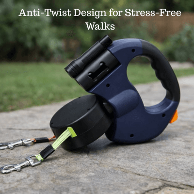 Anti-Tangle Dual Dog Leash