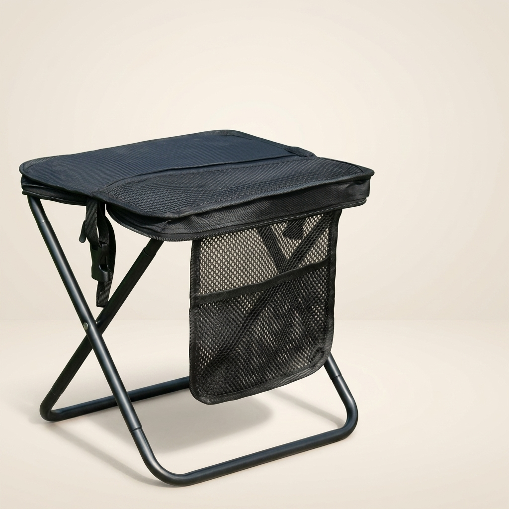 2-in-1 Portable Folding Stool Bag