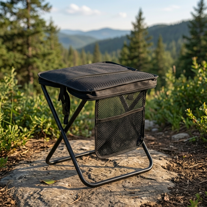 2-in-1 Portable Folding Stool Bag
