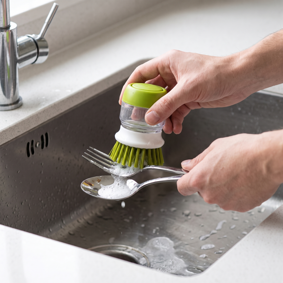 Soap Dispensing Dish Brush
