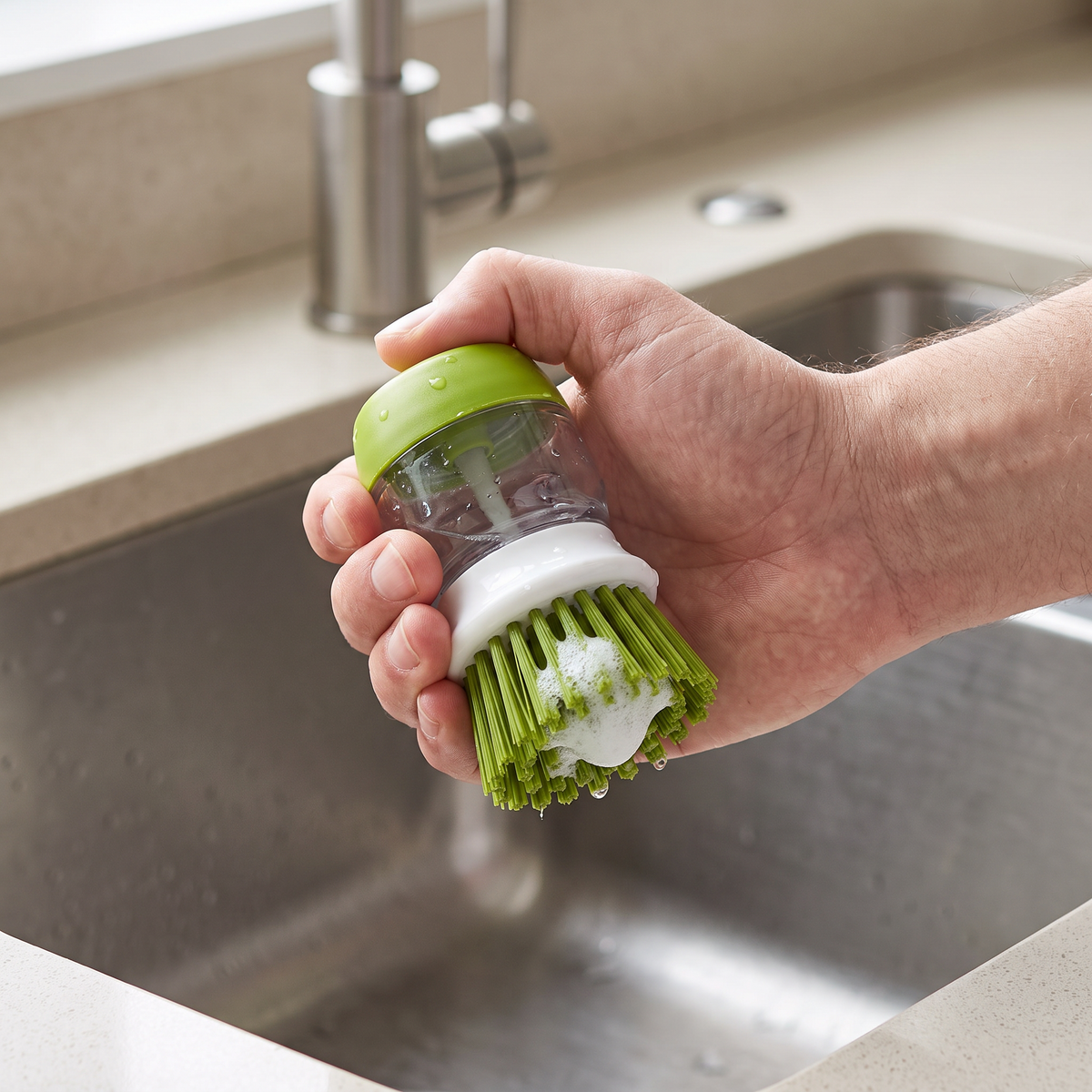 Soap Dispensing Dish Brush