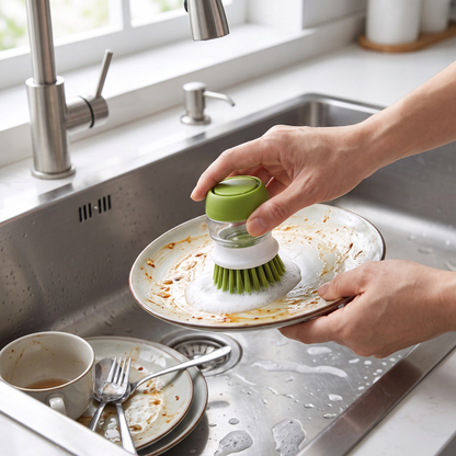 Soap Dispensing Dish Brush