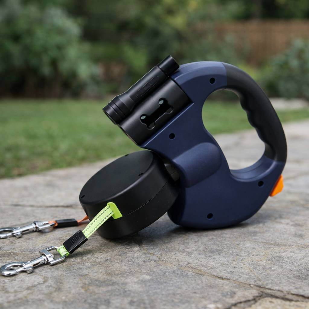 Anti-Tangle Dual Dog Leash