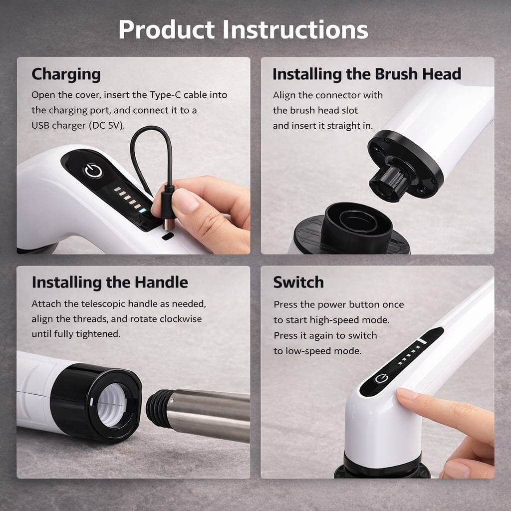Electric Spin Scrubber